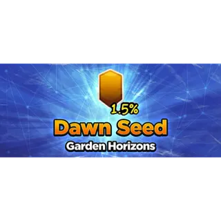 Garden Horizon 2x Dawn Seed ACCOUNT