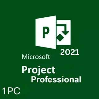 Original Microsoft Project 2021 Professional 1PC [Retail Online] - Lifetime
