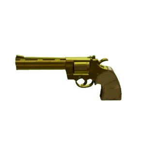 Gold Glory Revolver - Da Hood