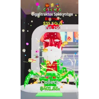fortnite steal the brainrot - 3 trait Christmas Gigalitraktos Spidorobos