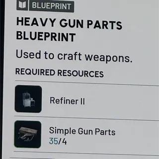 heavy gun parts blueprin