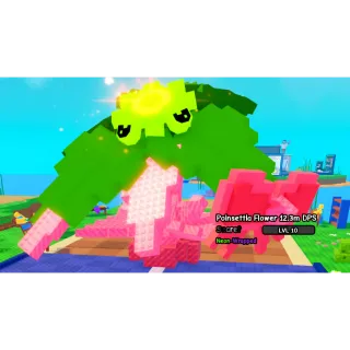 Poinsettia Flower - Neon Wrapped 12.3M DPS