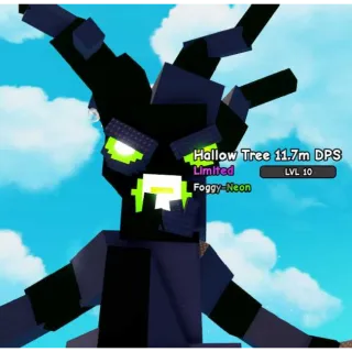 2x Hallow Tree Foggy Neon 11.7M & 10.5M DPS