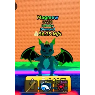 Magmew DIamond 50M/S+ | Escape Tsunami for Brainrots