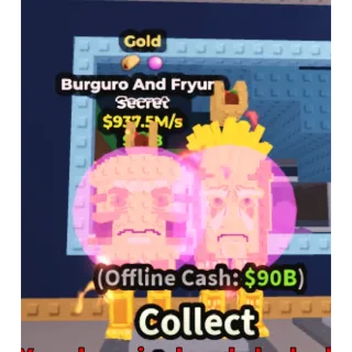 Burguro and Fryuro 937.5M/S - Gold