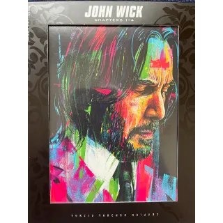 John Wick: Chapters 1-4 Collection (Digital Download Code)