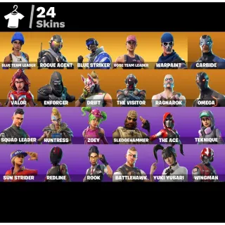 FORTNITE ACCOUNT | FA | 24 SKINS | OLD PVE - STW | PVE | OG STW | DELUXE EDITION