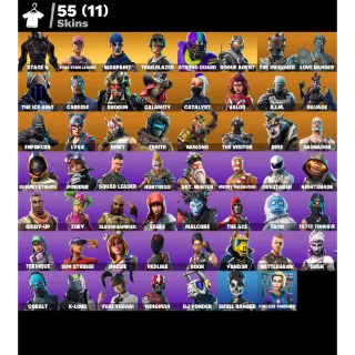 FORTNITE ACCOUNT | FA | 55 SKINS | OLD PVE - STW | PVE | OG STW | DELUXE EDITION