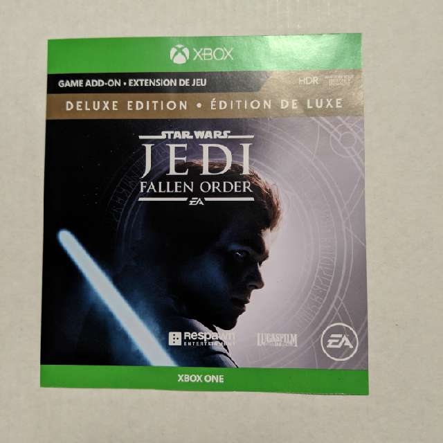 Star Wars Jedi Fallen Order Deluxe Edition Content XBOX One XBox One Games Gameflip
