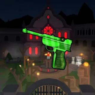 Green Luger Gun MM2