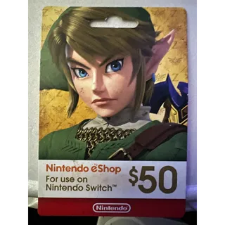 $50.00 USD Nintendo eShop