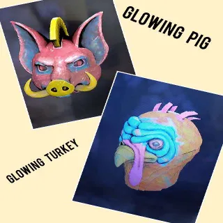 Fasnacht Glowing Pig