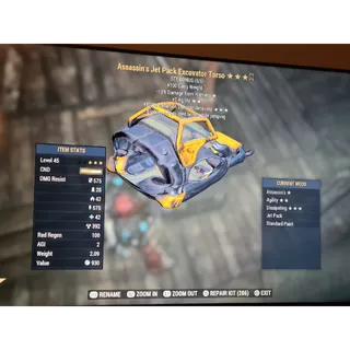 Excavator Jet Pack Torso