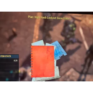 High Knob Lookout Snow Globe