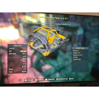 Excavator Jet Pack Torso