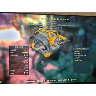Excavator Jet Pack Torso