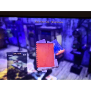 Flower Box - Rhododendron plan