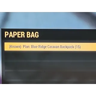 Plan | 15x Blueridge Caravan Backpack