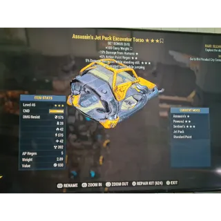 Excavator Jet Pack Torso