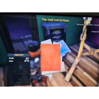 Plan | Small Vault Girl Statue