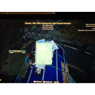 Alien Disintegrator High Powered Receiver 