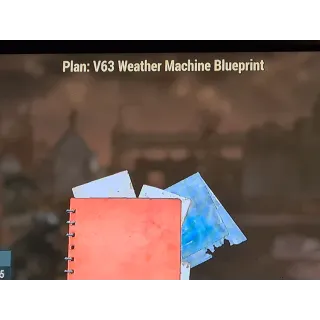 V63 Weather Machine Blueprint