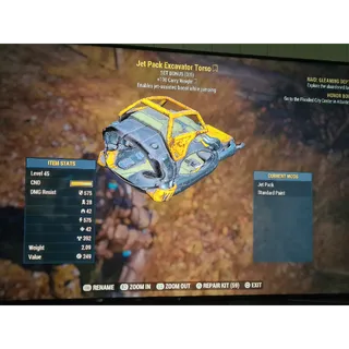 Excavator Jet Pack Torso