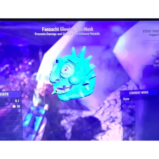 Fasnacht Glowing Sun Mask