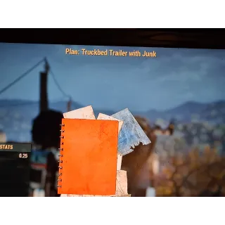 Truckbed Trailer with Junk plan