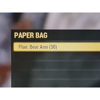 Plan | 30x Bear arm Plans