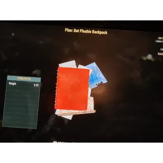 Bat Plushie Backpack plan