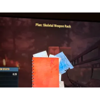 Skeletal Weapon Rack plan