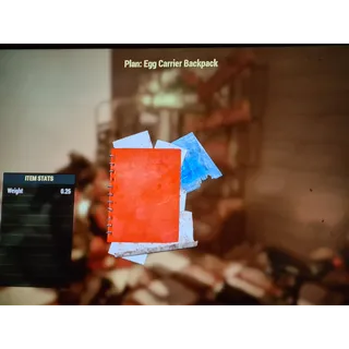 Egg Carrier Backpack plan