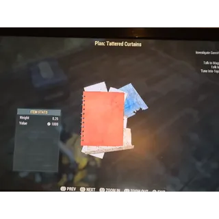 Tattered Curtains plan