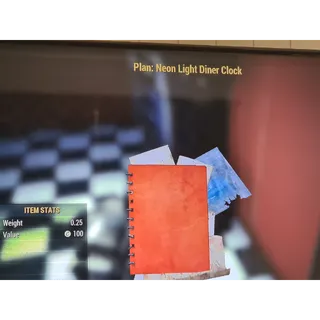 Plan | Neon Light Diner Clock