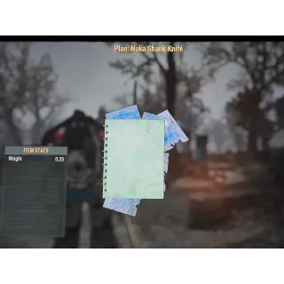 Nuka Shank Knife plan