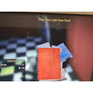 Plan | Neon Light Diner Clock