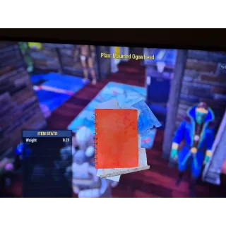 Mounted Ogua Head plan