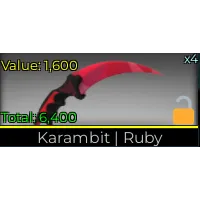 Counter Blox 1X Karambit Ruby