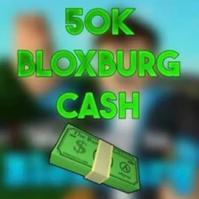 50K Bloxburg Cash - Roblox Game Items - Gameflip