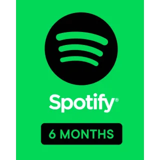 6 Months of Spotify Premium GLOBAL