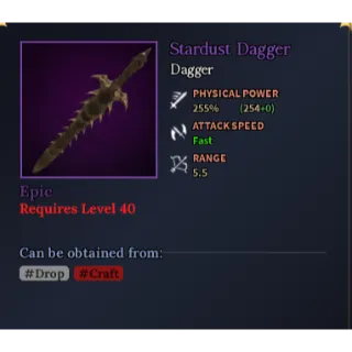 Stardust Dagger