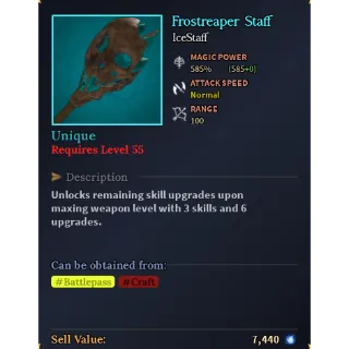 Frostreaper Staff