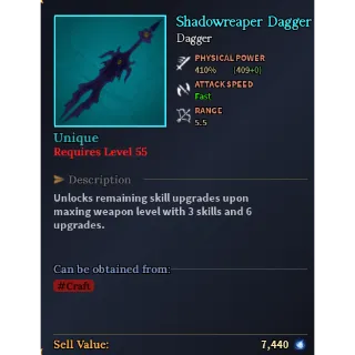 Shadowreaper Dagger