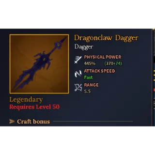 Dragonclaw Dagger