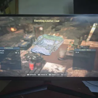 Traveling Leather Coat