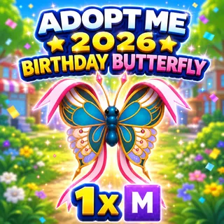 1x MEGA 2026 Birthday Butterfly