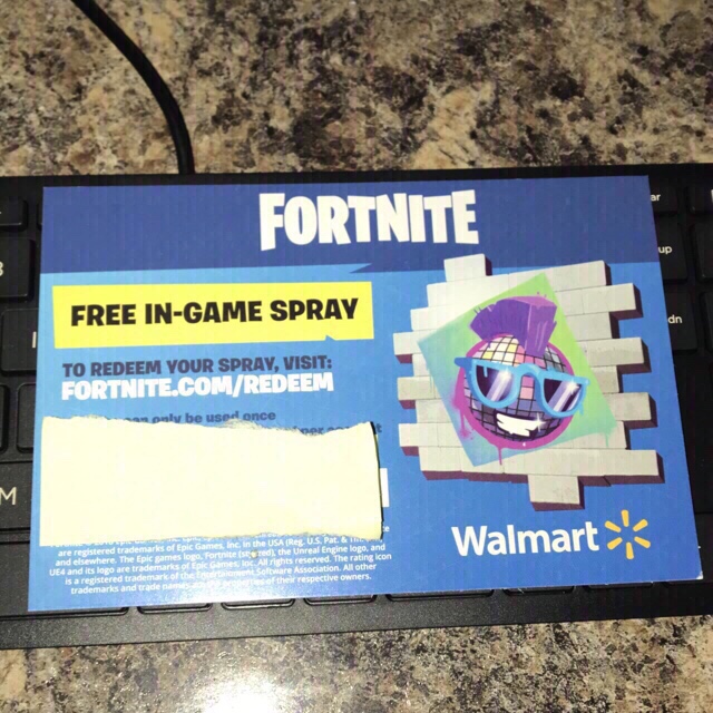fortnite walmart code 1 - fortnite for ps3 walmart