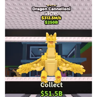gold dragon cannelloni