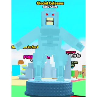 [CHOP YOUR TREE] 1x Glacial Colossus 350x COIN TOTEM MULTIPLIER